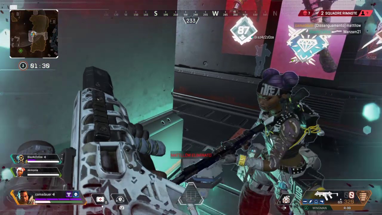 Apex Legends Gibraltar the kill leader, try to move me