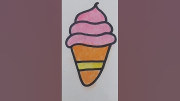 ice cream drawing step by step
