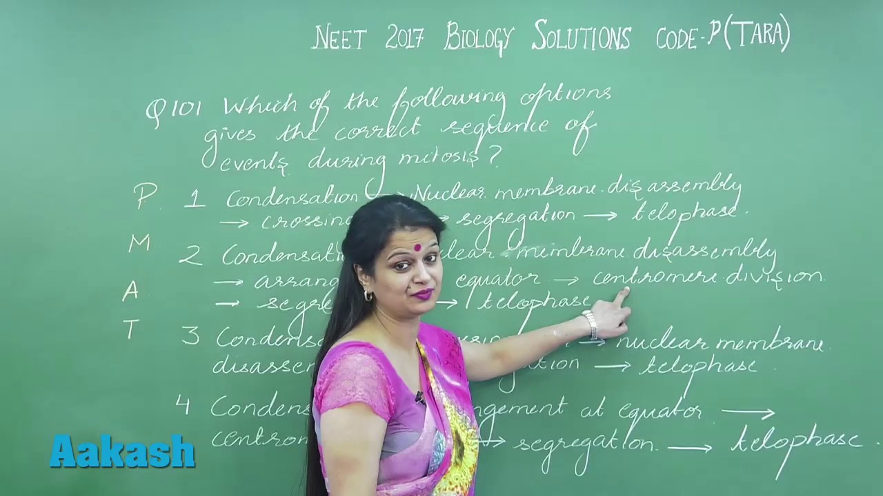 NEET UG 2017: Video Solution & Answer Key for Biology Question 101