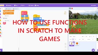 Famous Video tutorial for beginners: How to use function blocks in Scratch to make games in minutes #game Wealth
