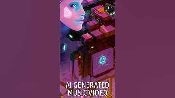 TRAP Music Video Generated with AI | Stable Diffusion Animation with Futuristic & Colorful #shorts