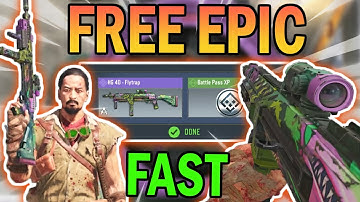 How To Unlock The FREE Epic Flytrap HG40 Skin FAST in Call of Duty Mobile (COD Mobile Gameplay)