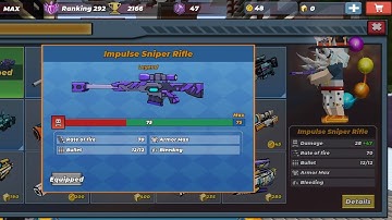 The power of max Impulse Sniper Reifle in Build and Shoot - Blockman GO
