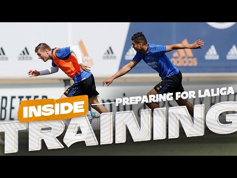 Casemiro's GOLAZO and high intensity goalkeeper training | Real Madrid