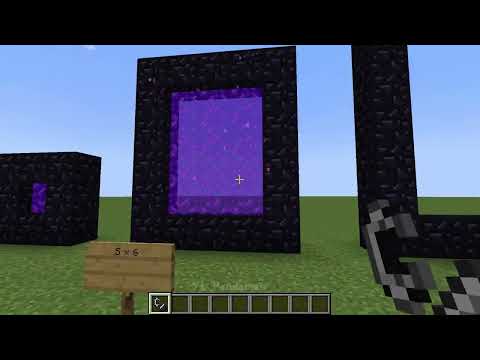 how big can be nether portals?