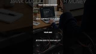 Savings Account vs #bitcoin Miner… Big Difference