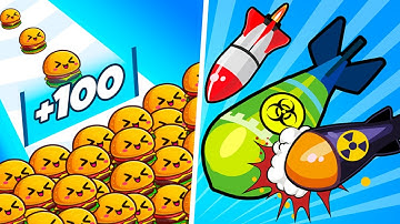 Food Run,  Evolving Bombs... - Mobile Games Walkthrough (Update Levels Gameplay Android)