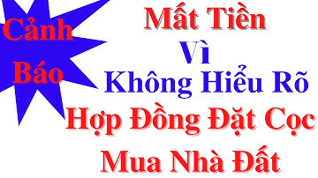 [Cảnh Báo] Mất Tiền Vì Không Hiểu Rõ Hợp Đồng Đặt Cọc Mua Bán Nhà