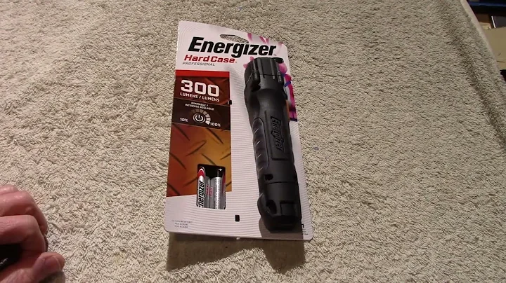 Energizer HardCase 300 lumen flashlight review