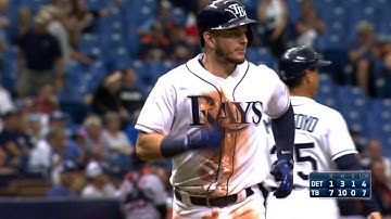 DET@TB; Robertson hits solo homer for first of career