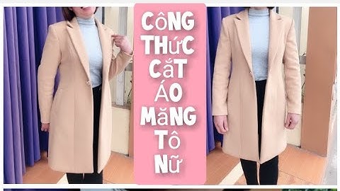 #23 Công thức cắt áo khoác dạ kiểu măng tô nữ/ Cách cắt thân sau của áo Dạ măng tô nữ/Thợ may mẹ tép