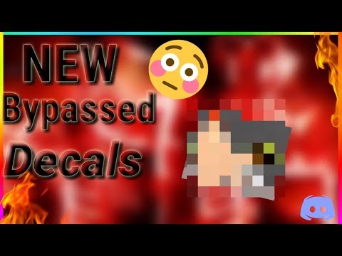 192 Roblox New Bypassed Decals Working 2020 Youtube - new bypassed decals roblox