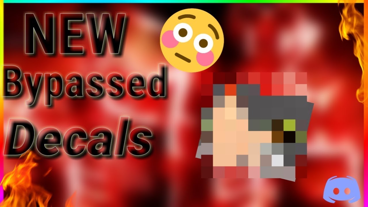 192 Roblox New Bypassed Decals Working 2020 Youtube - cursed images roblox decal