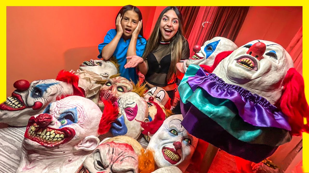 ASI REACCIONA la HIJA de @RONALDMCDONALDS  a la COLECCIÓN de CABEZAS de PAYASOS ASESINOS