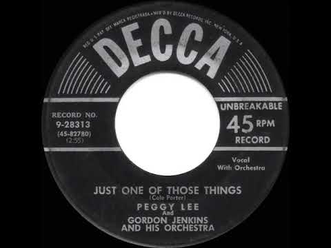 1952 HITS ARCHIVE: Just One Of Those Things - Peggy Lee