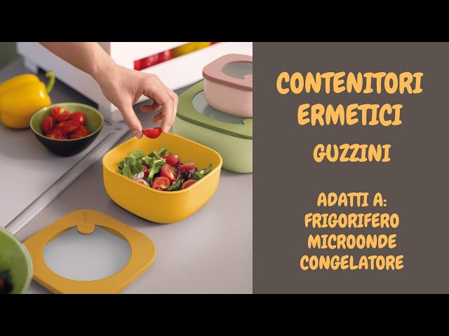Igluu eal Prep - Set di 3 contenitori rotondi in vetro - Contenitori