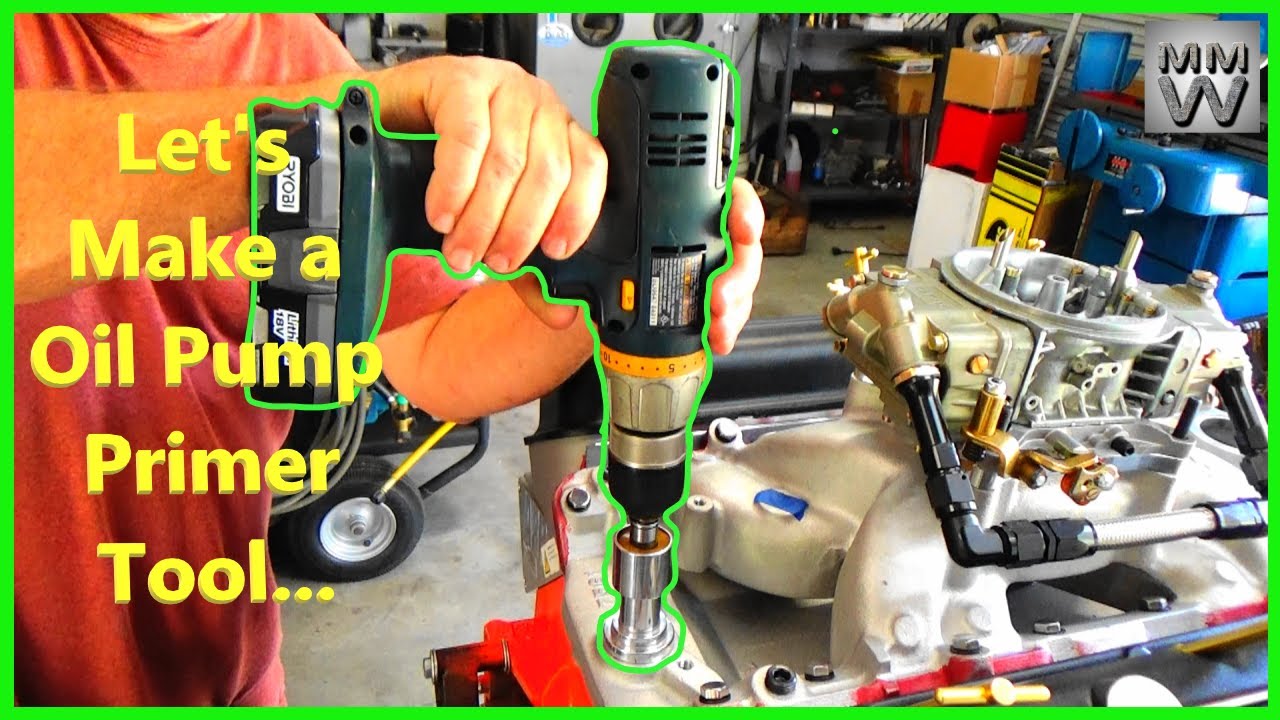Make a Oil Pump Primer tool... 25 Chevy 454 Build Block Performance Build.... YouTube