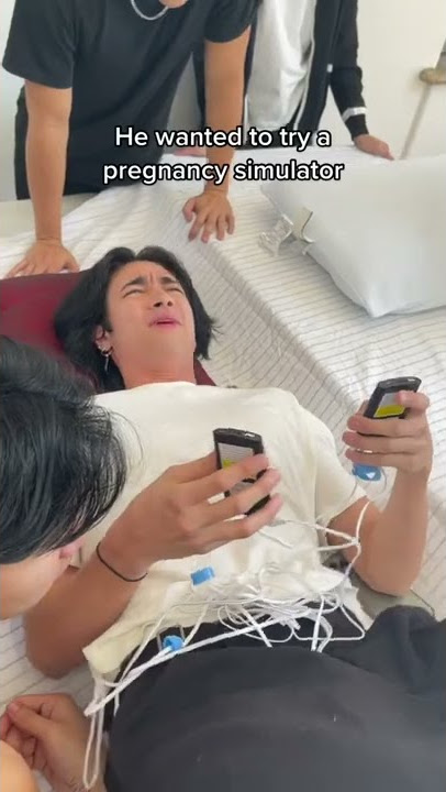 Best friends try a pregnancy simulator #northstarboys