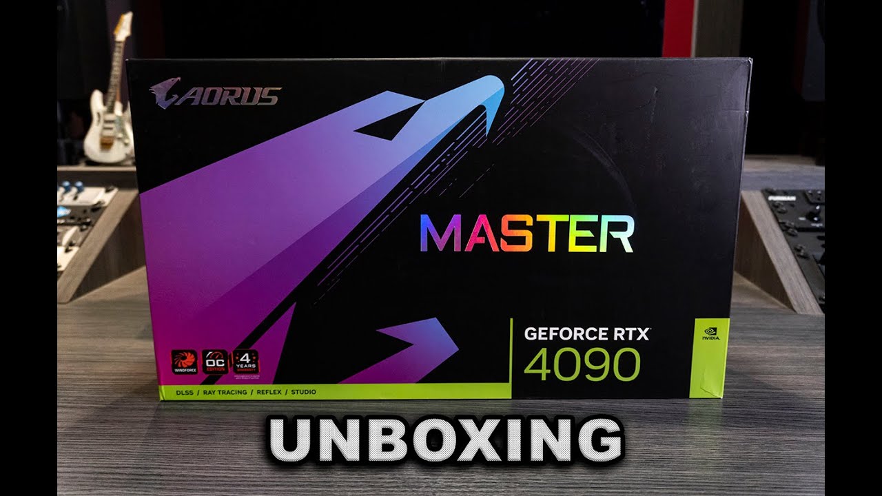 Gigabyte Aorus GeForce RTX 4090 Master Unboxing 