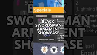 Showcasing Black Swordsman Armament in AFSE