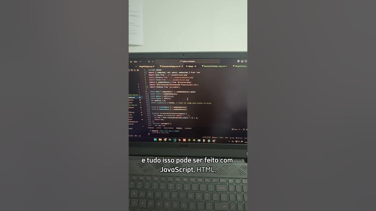 IHM com Vue.js #industria #automação - YouTube