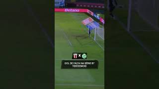 QUE GOLAÇO DE FALTA DO BOTAFOGO-SP CONTRA O JUVENTUDE NA SÉRIE B! 🎯🤯 #shorts