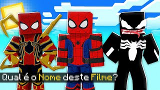 ADIVINHE o NOME do FILME no Minecraft 🕷🕸