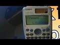 how to convert pascal to mmhg in casio fx991es plus !! pascal se mm of mercury me convert kaise kare