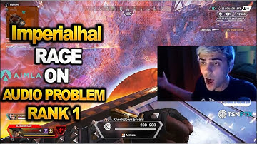 Imperialhal team vs Rank 1 team in scrims  | Imperialhal is raging!! - (  apex legends )