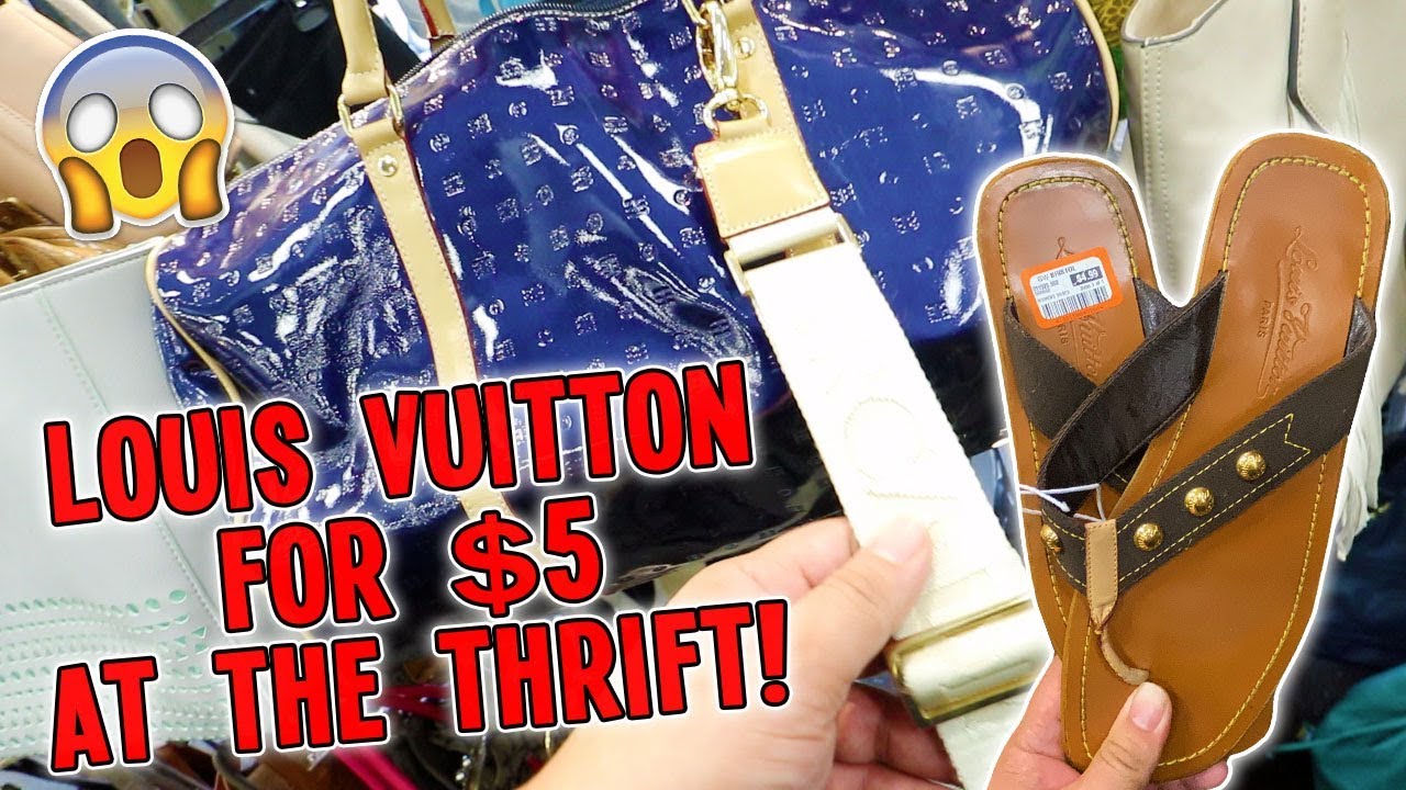 I Found a Louis Vuitton Bag at the Thrift Store ! 