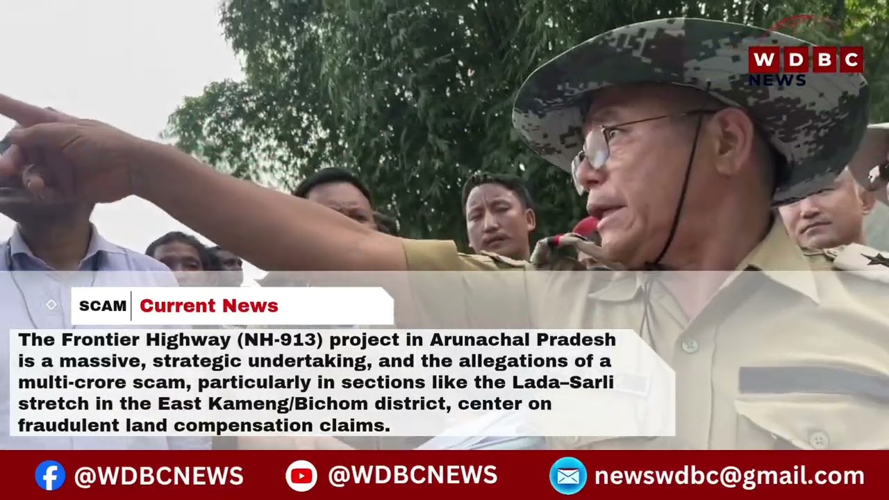 The statement land composition for highway Arunachal Pradesh by "Kiren Rijiju"