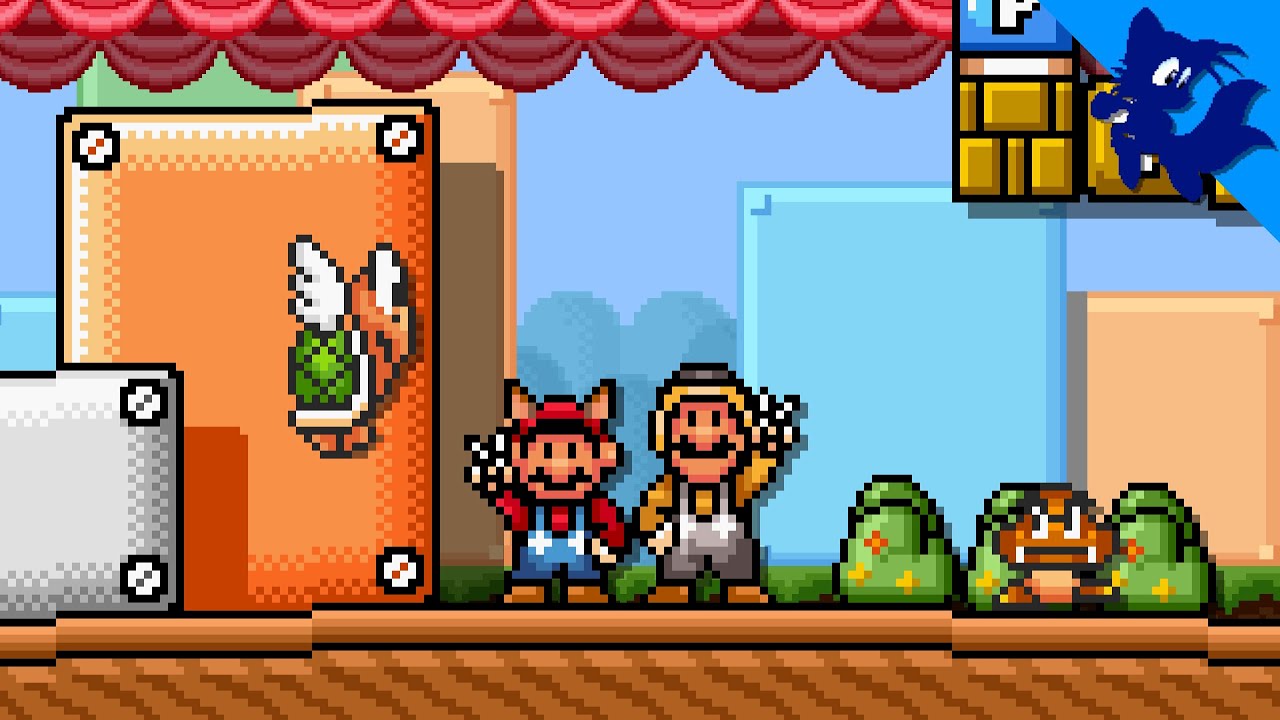 Super Mario Bros. 3 (Advance 4) Opening Reanimated (Sprite Animation)