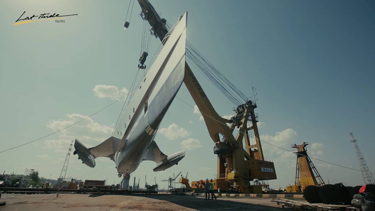 watch latitude yachts launch world's largest trimarans