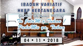 Vignette de la vidéo "BE 723: Tu JoloM o Tuhan / BN HKBP 723: PadaMu ya, Tuhan - Ibd. Var. HKBP Kertanegara (04-11-2018)"