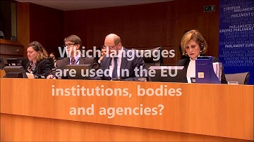 Eu language Law