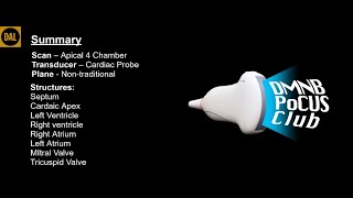 DMNB PoCUS Series: Four Chamber Apical Cardiac