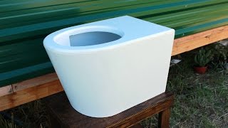 How to make a separating toilet