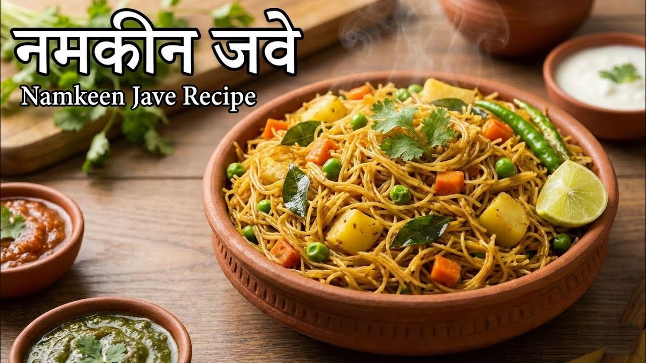 Masala Jave Recipe in Hindi | झटपट नमकीन जवे | Rasoi_Ghar_By_Rashmi