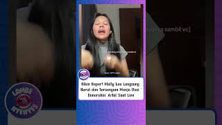 Bikin Baper! Melly Lee Langsung Nurut dan Tersenyum Manja Usai 'Dimarahin' Arbil Saat Live