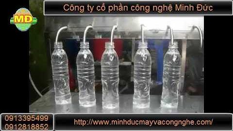 Máy chiết rót nước đóng chai chính xác tự động