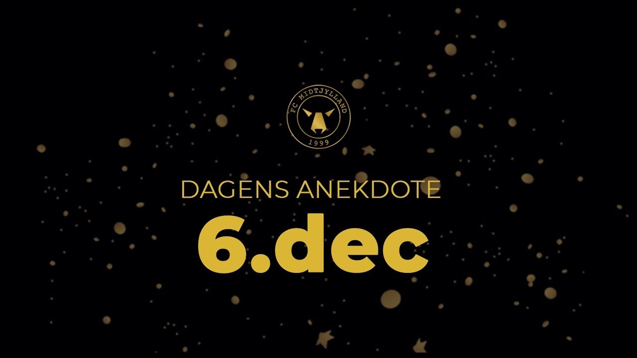 fcm 36 Dagens anekdote: 6. december med Kristian Bak