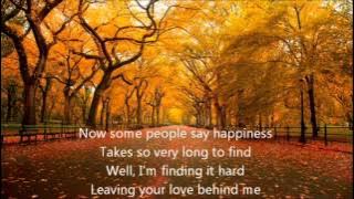 Barry Manilow - I can't smile without You with Lyrics