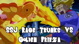 SSJ Rage Trunks vs Golden Frieza