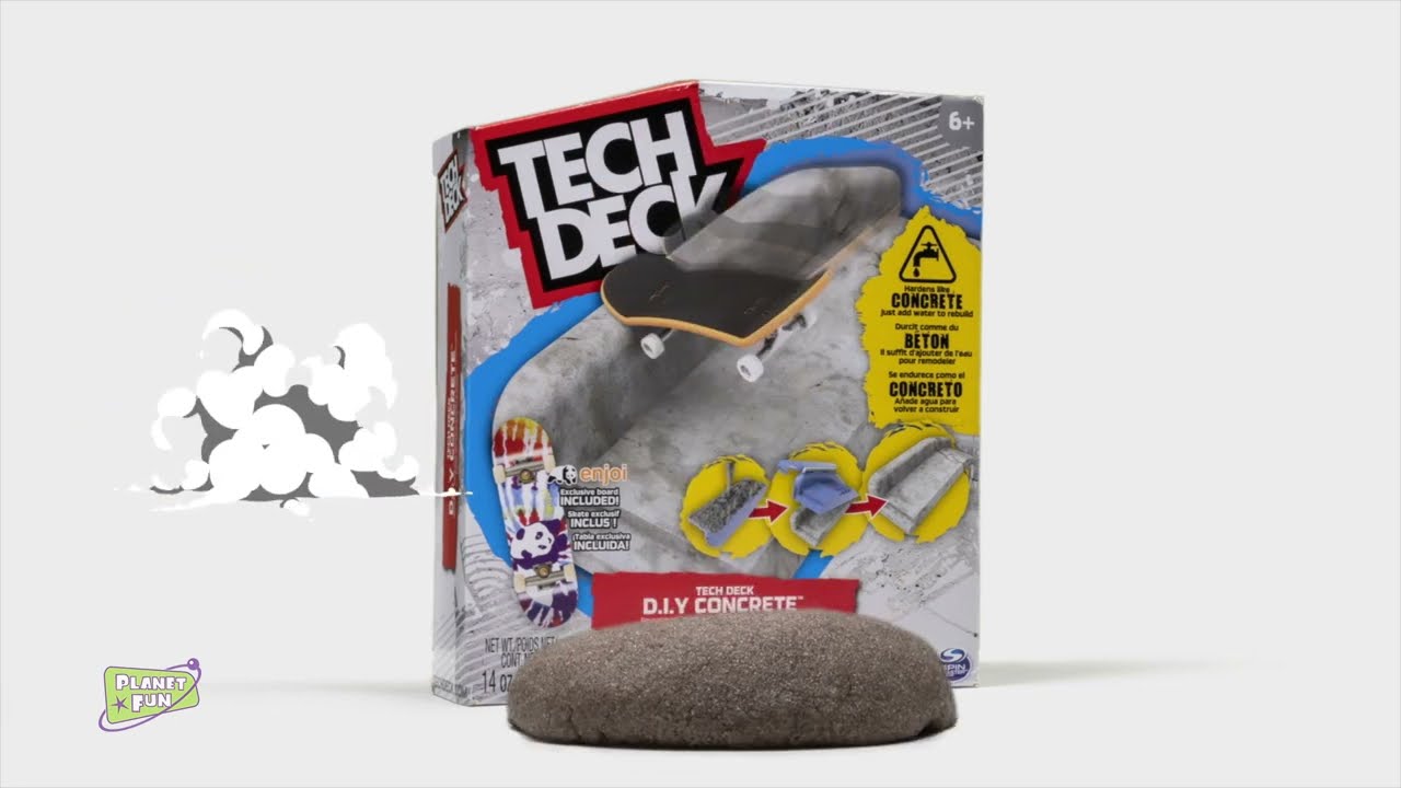 Tech Deck Created Kid-Friendly Cement for Custom Skateparks