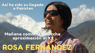 Rosa Fernández comienza mañana la marcha de aproximación al K2