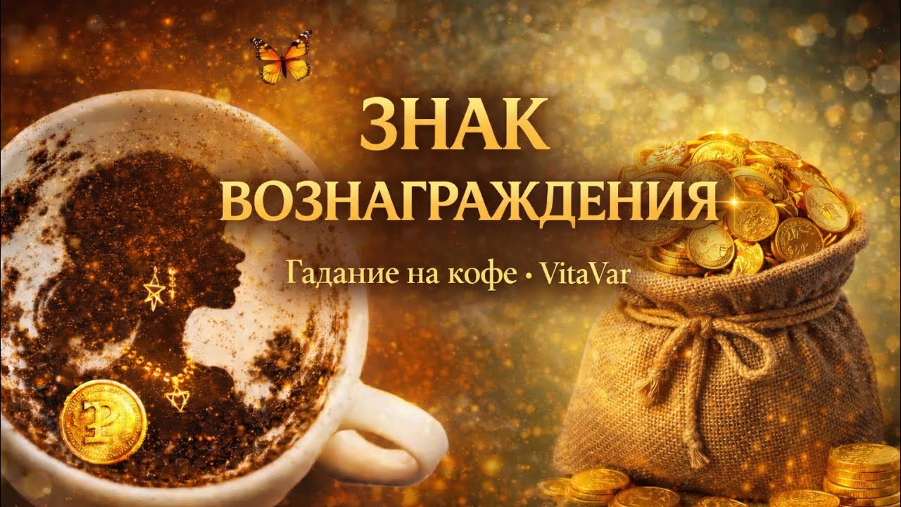 ☕️Редкий знак в чашке — судьба уже готовит БОЛЬШОЕ ВОЗНАГРАЖДЕНИЕ 💰| Гадание на кофе VitaVar #tarot 
