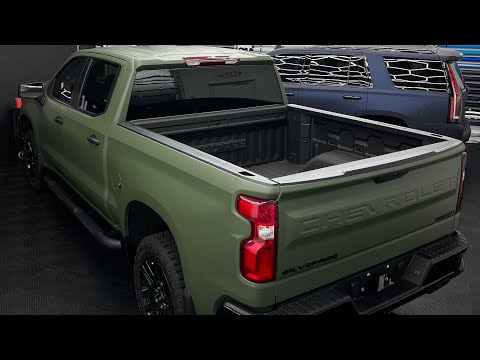 CHEVY SILVERADO 1500 WRAPPED IN 3M MATTE MILITARY GREEN