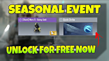 HOW TO UNLOCK QUICK STRIKE CLASS IN CODM | SEASONAL EVENT