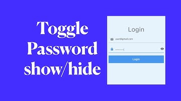 Login Form with password visible button in flutter