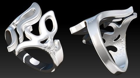 Make ring size in zbrush ready to 3D print